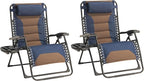 Zero Gravity Chair Set of 2 Oversized Padded Recliner by Unknown