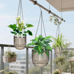 Self Watering Planters for Indoor Plants & Outdoor Plants Hanging Basket for - Image 6
