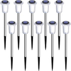 Solar Lights Outdoor 10 Pack Solar Pathway Lights Outdoor LED Waterproof - Image 6