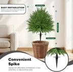 2 Set of 23.6" Artificial Norfolk Tree - Image 6