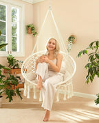 Greenstell Hammock Chair, Macrame Swing Chair - Image 2