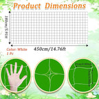 6x15FT Plant Trellis Netting, Heavy-Duty Garden Grow Net Polyester Square Mesh - Image 2
