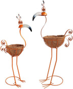 Metal Toucan Planter with Basket - Image 8