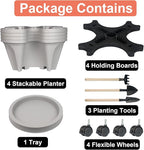 DUNCHATY Stackable Planter, Vertical Garden Planter - Image 8