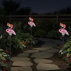Solar Flamingo Yard Stakes 39.7" - Image 9