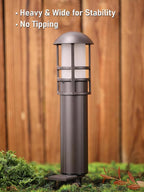 LEONLITE 8-Pack Low Voltage Landscape Lights Pathway, 3W 12V LED Path Lights - Image 5
