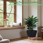 Self-Watering Plant Pots for Indoor Plants: 8/10/12 Inch Large Plastic Planter - Image 7