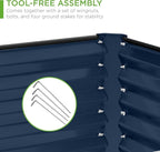 Best Choice Products 8x4x2ft Outdoor Metal Raised Garden Bed, Deep Root Planter - Image 6