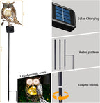 Solar Lights Outdoor Decor, Solar Owl Yard Decorations Outdoor, Garden - Image 2