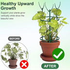 18 Pcs Plant Support Stakes & Plant Cage Support Rings, Plant Supports - Image 4