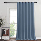 NICETOWN Sliding Door Curtain 108 inches Long, Grommet Blackout Patio Door by NICETOWN