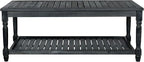 Safavieh Outdoor Collection Oakley Dark Slate Grey Coffee Table by SAFAVIEH