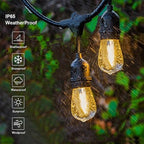 Svater Outdoor String Lights Led 105FT, Commercial Grade Patio Light - Image 2