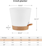 FaithLand 2-Pack 8 Inch Planter Pots - Image 2