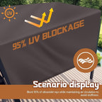 Universal Pergola Replacement Canopy Outdoor Canopy Shade Cover Waterproof - Image 4