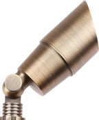 PARTPHONER Solid Brass Low Voltage Landscape Lighting, Wired 12V LED Landscape - Image 2