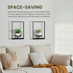Wall Plant Holder Window Plant Shelves Set of 2, Wall Planters - Image 5