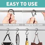 100 Pcs S Hooks for Hanging Heavy Duty, 3.5-inch Heavy Duty Metal S Hook - Image 4