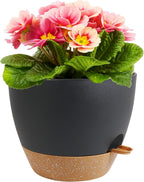 12 inch Large Self Watering Pots, Plant Pots by Meowell