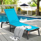 VEVOR Chaise Lounge Chairs Outdoor, Aluminum Patio Lounge Chairs - Image 2