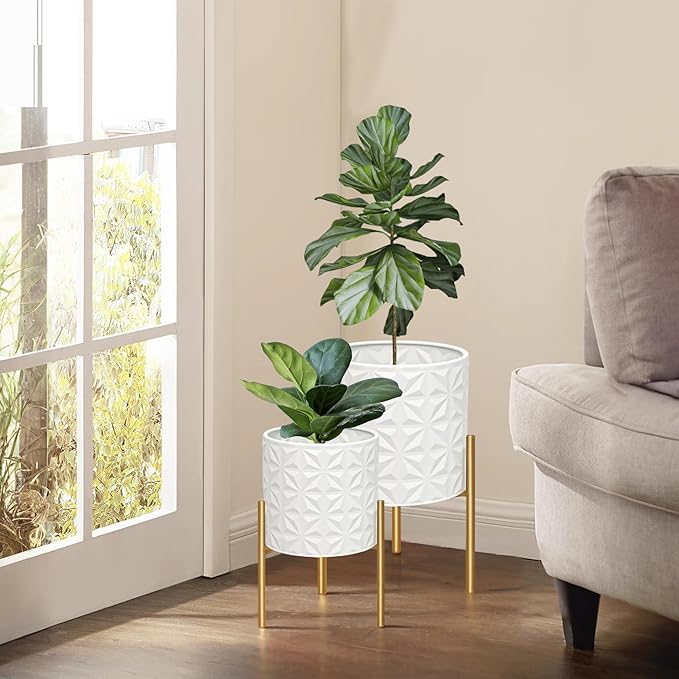 ARNIS Modern Planter Pots, Decorative Planters, Metal Pots - Image 7
