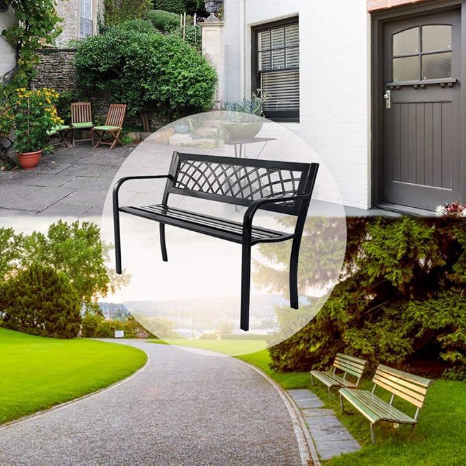 Garden Bench Outdoor Bench - Image 8