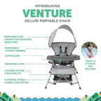 Baby Delight Go with Me Venture Portable Chair | Indoor and Outdoor | Sun - Image 3