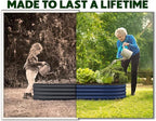 Plant & Plot Galvanized Raised Garden Beds Outdoor // 4×2×1 ft Planter Raised - Image 3