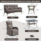 5 Piece Patio Furniture Set - Image 2