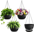 4 Pack 8 Inch Self Watering Hanging Planters by UOUZ