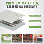 INNO STAGE 3Pcs Galvanized Raised Garden Bed Kit, Outdoor Metal Raised Garden - Image 7