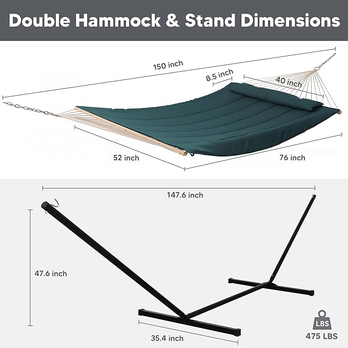 SUNCREAT Hammocks Two Person Hammock - Image 3