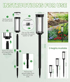 Bright Solar Pathway Lights, 12 Pack Solar Lights Outdoor Waterproof IP65 - Image 8