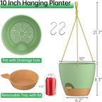 ZMTECH 10 Inch Hanging Planters - Image 2