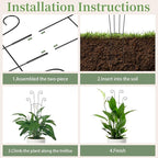 2 Pack 32.6'' Taller Plant Trellis - Image 4