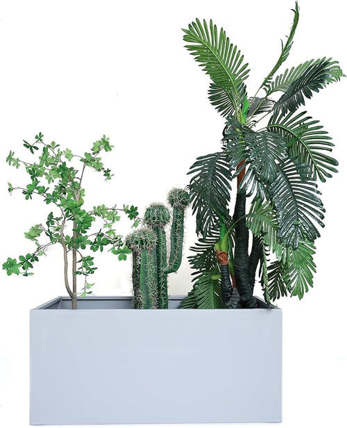 40" L x 16" W x 18" H Metal Large Rectangular Planter by MinCHI257