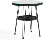 Furniture of America Ysar Boho 19-inch Round Coffee Table Outdoor by FurnitureofAmerica
