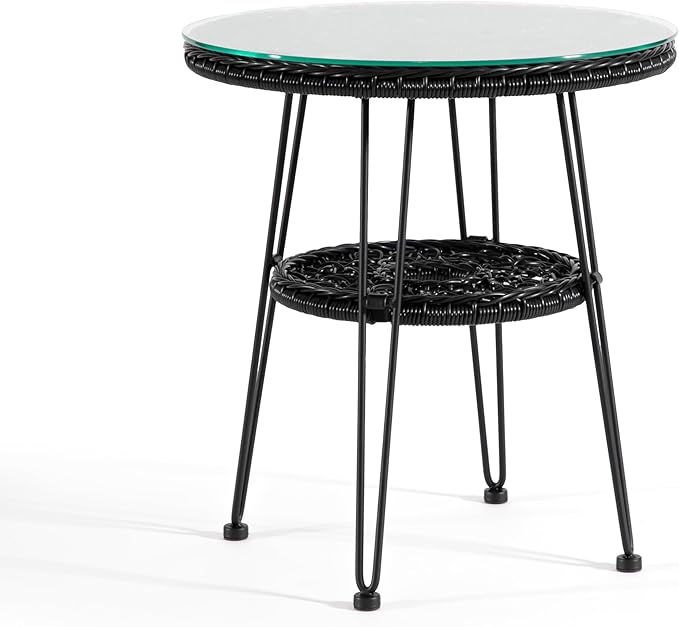 Furniture of America Ysar Boho 19-inch Round Coffee Table Outdoor by FurnitureofAmerica