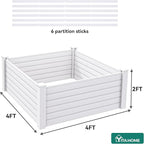 YITAHOME 4x4x2 FT Plastic Raised Garden Bed Kit, Large Outdoor Above Ground - Image 8