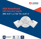 Lithonia Lighting HomeGuard 2-Light LED Outdoor Flood Lights, Outdoor LED Lights - Image 4