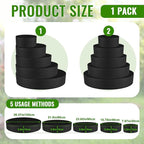 5 Tiered Strawberry Planter for Outdoor Plants, 39 Inch Heavy Duty Strawberry - Image 2