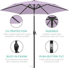 Best Choice Products 7.5ft Heavy-Duty Round Outdoor Market Table Patio Umbrella - Image 5