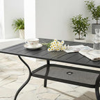 VINGLI 59" Rectangle Patio Table - Image 4