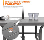 NUU GARDEN 5-Piece Outdoor Patio Dining Set, Slatted 37’’ Square Table - Image 7