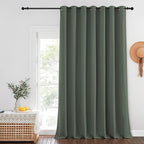 NICETOWN Blackout Curtains for Sliding Glass Door Room Divider Noise Reduce by NICETOWN
