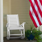 GREENVINES Outdoor Rocking Chairs | Set of 2 | Porch Rocker | HDPE Plastic | - Image 4