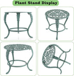 OwnMy Heavy Duty Cast Iron Plant Stand Vintage Wrought Iron Flower Pot Holder - Image 4