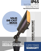 MALORY Brass Landscape Spotlight 12-Pack - Image 5