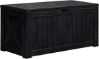 Greesum 120 Gallon Deck Box, Resin Outdoor Storage Container by BuynowfromGreesum