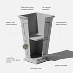 Veradek Fairmont Tall Plastic Planter - Image 2